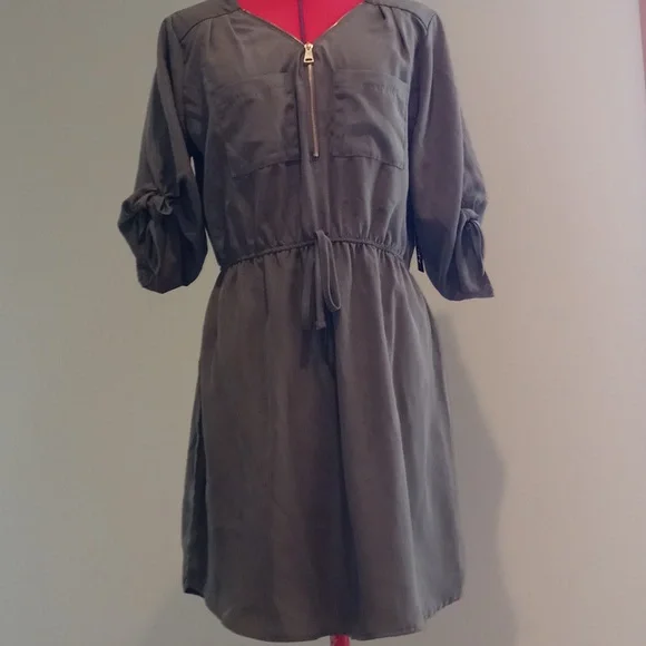 Justify | Dresses | Nwt Justify Dress Olive Green Size L | Poshmark